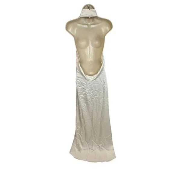 Jonathan Simkhai Vittoria Gown in White NWT - Size 10 - Picture 3 of 8